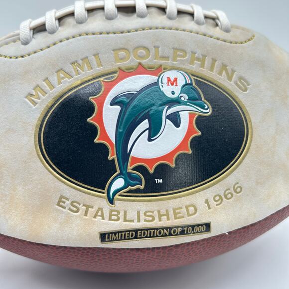 Miami Dolphins NFL Super Bowl Champions Limited Edition‎ Football Souvenir - Picture 4 of 10